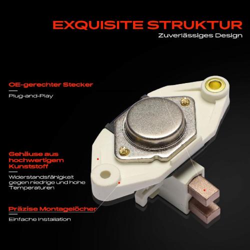 1x Lichtmaschinenregler Generatorregler für Audi 80 BMW 7er Fiat 124 Ford Escort Bild 1x Lichtmaschinenregler Generatorregler für Audi 80 BMW 7er Fiat 124 Ford Escort