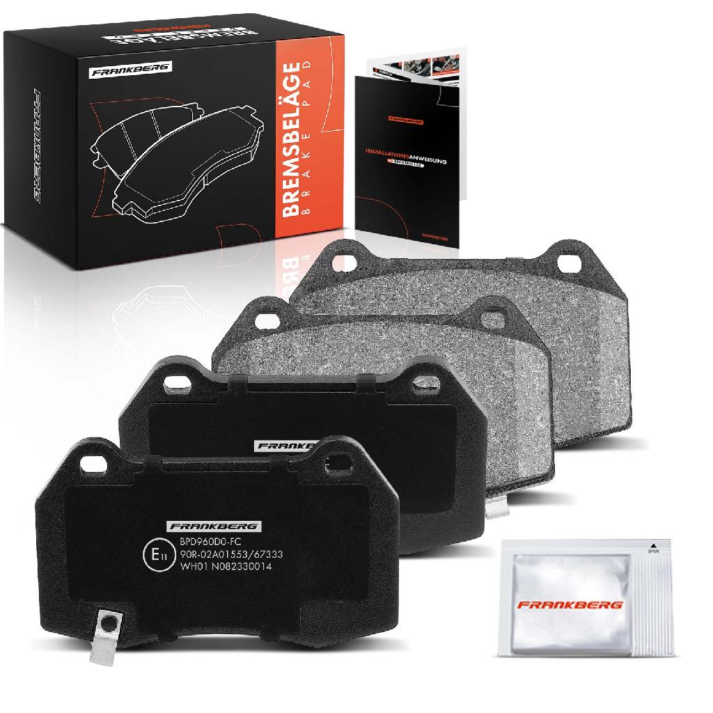 4x Bremsbeläge Vorderachse für Honda Integra Coupe Nissan 350 Z Roadster Skyline 1989-2009