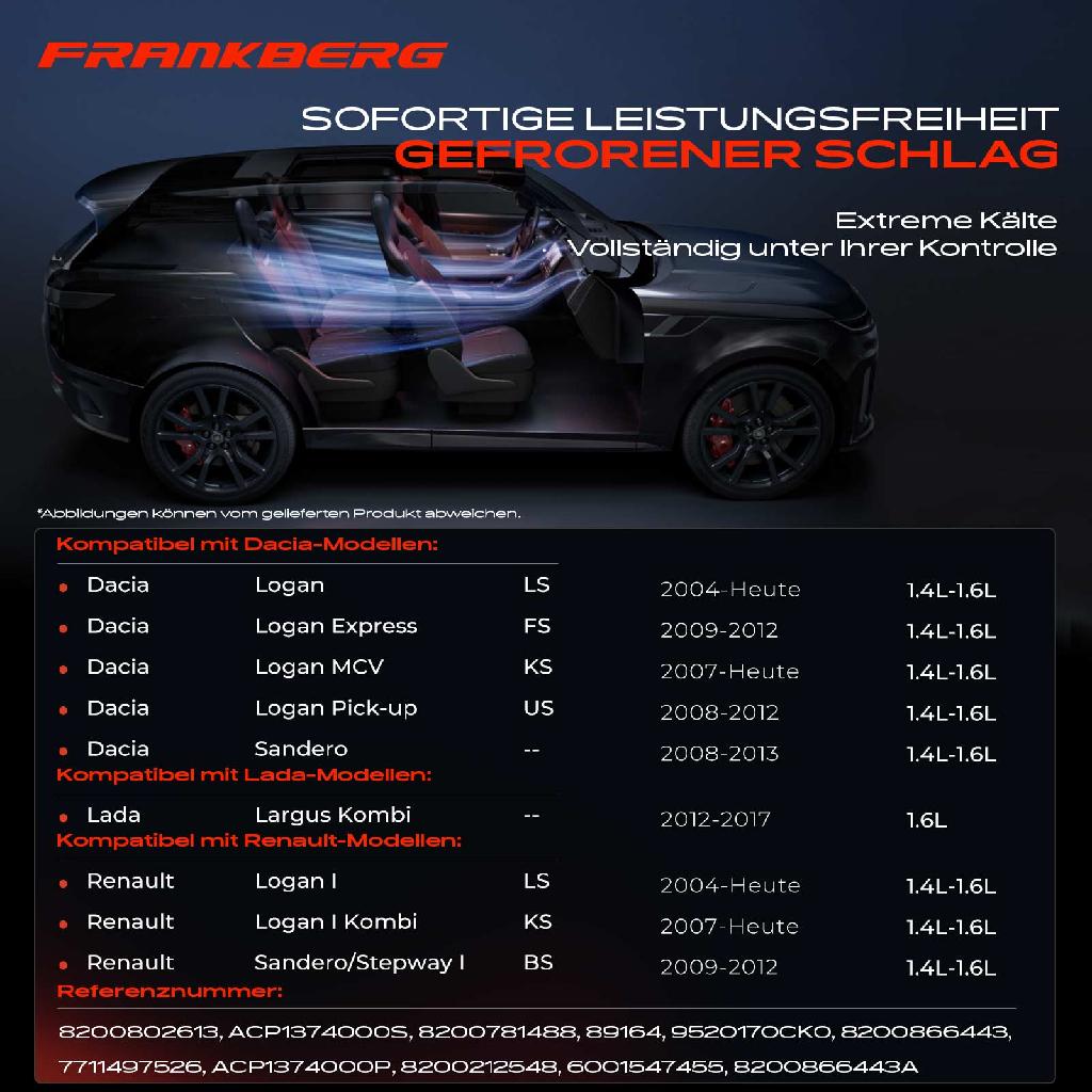1x Klimakompressor für Dacia Logan Sandero Renault Logan Sandero Lada Largus