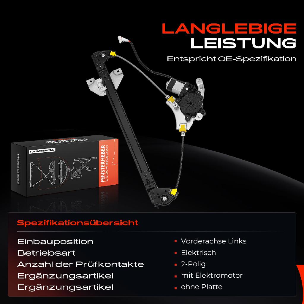 1x Fensterheber Vorne Links für Opel Agila (A) Suzuki Wagon