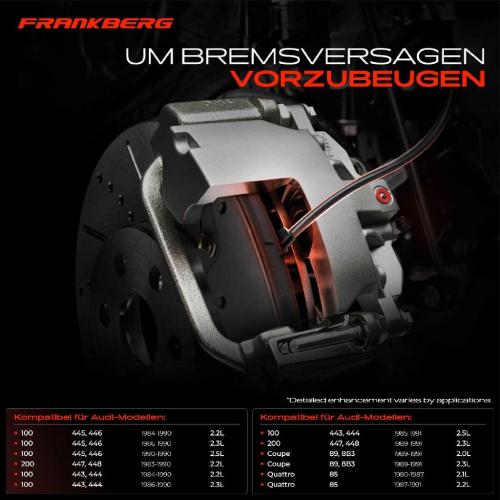 2x Warnkontakt Bremsbelagverschleiß Vorderachse für Audi 100 443 445 200 Coupe Quattro Bild 2x Warnkontakt Bremsbelagverschleiß Vorderachse für Audi 100 443 445 200 Coupe Quattro