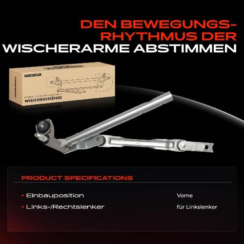 1x Wischergestänge Vorne für Seat Altea 5P1 Toledo III 5P2 2004-2015 Bild 1x Wischergestänge Vorne für Seat Altea 5P1 Toledo III 5P2 2004-2015