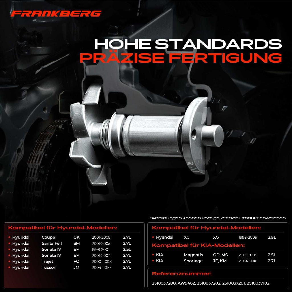 1x Wasserpumpe Kühlwasserpumpe für Hyundai Santa Fé I Sonata Tucson Coupe XG KIA Sportage 2.5L 2.7L