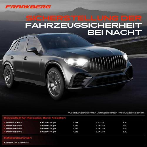 1x Scheinwerferreinigung Waschwasserdüse Vorne Links für Mercedes-Benz CL-Klasse C216 2006-2013 Bild 1x Scheinwerferreinigung Waschwasserdüse Vorne Links für Mercedes-Benz CL-Klasse C216 2006-2013