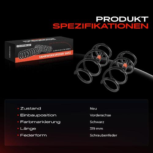 2x Fahrwerksfeder Vorderachse für BMW 2 Active Tourer F45 2 Gran Tourer F46 X1 F48 Bj ab 2014 Bild 2x Fahrwerksfeder Vorderachse für BMW 2 Active Tourer F45 2 Gran Tourer F46 X1 F48 Bj ab 2014