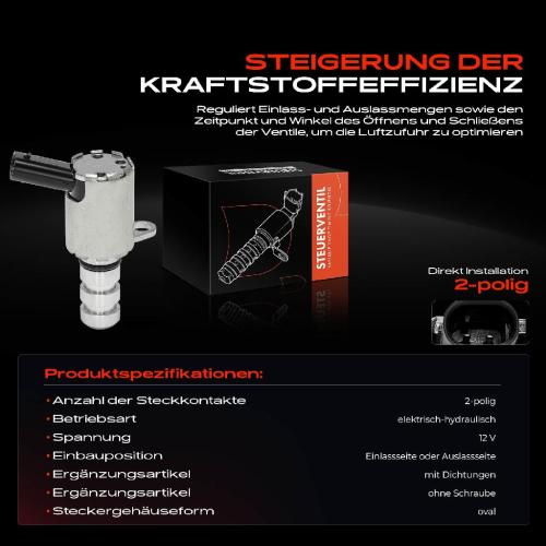 1x Steuerventil Nockenwellenverstellung für VW Golf VII Passat Audi A3 A5 A6 A7 TT Bild 1x Steuerventil Nockenwellenverstellung für VW Golf VII Passat Audi A3 A5 A6 A7 TT