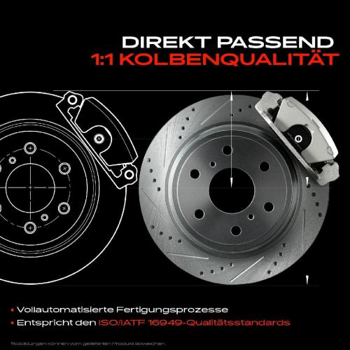 1x Bremssattel Vorderachse Rechts für Citroën C5 III Break Peugeot 407 SW Bild 1x Bremssattel Vorderachse Rechts für Citroën C5 III Break Peugeot 407 SW