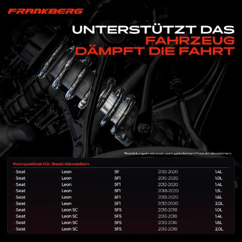 2x Fahrwerksfeder Hinterachse für Seat Leon 5F 5F1 Leon SC 5F5 2012-2020 Bild 2x Fahrwerksfeder Hinterachse für Seat Leon 5F 5F1 Leon SC 5F5 2012-2020
