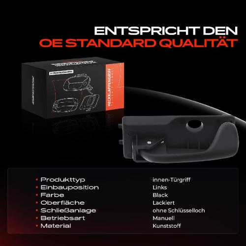 1x Türgriff Links innen für Fiat Punto 176 Punto Cabriolet Punto Van 1.1L 1.2L 1.4L 1.6L 1.7L 1993-2000 Bild 1x Türgriff Links innen für Fiat Punto 176 Punto Cabriolet Punto Van 1.1L 1.2L 1.4L 1.6L 1.7L 1993-2000