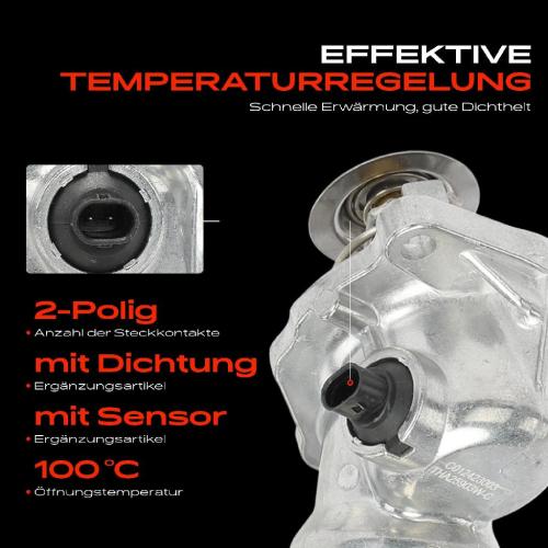 Frankberg 1x Thermostat Kühlmittel für Mercedes-Benz W211 W212 A207 C207 S211 S212 W463 X164 Bild Frankberg 1x Thermostat Kühlmittel für Mercedes-Benz W211 W212 A207 C207 S211 S212 W463 X164