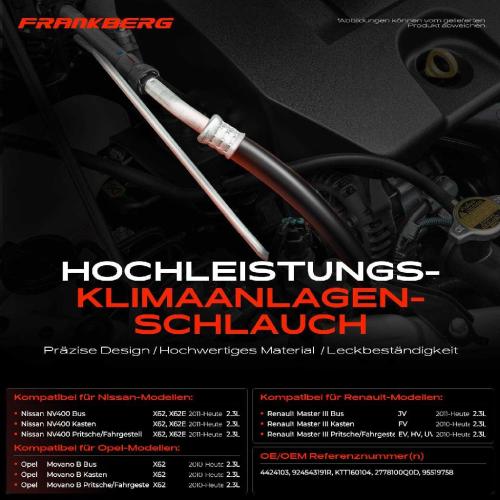 1x Niederdruckleitung Klimaanlage für Renault Master 3 Nissan NV400 Opel Bild 1x Niederdruckleitung Klimaanlage für Renault Master 3 Nissan NV400 Opel