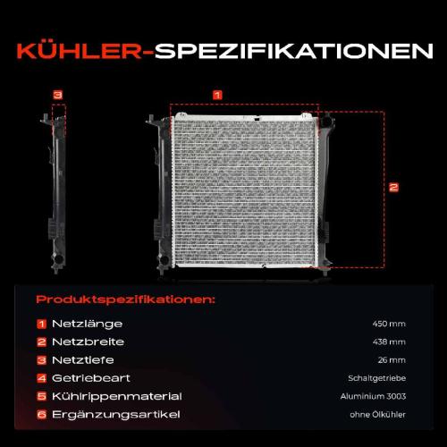 Frankberg 1x Kühler Wasserkühler Motorkühler für Hyundai i30 FD KIA Cee'D ED Bild Frankberg 1x Kühler Wasserkühler Motorkühler für Hyundai i30 FD KIA Cee'D ED