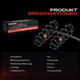 2x Fahrwerksfeder Vorderachse für Peugeot 1007 KM 1.4L 2005-2014