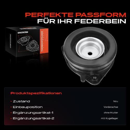 1x Domlager Federbeinstütz lager für Nissan Murano 2 Z51 2008-2014 Bild 1x Domlager Federbeinstütz lager für Nissan Murano 2 Z51 2008-2014