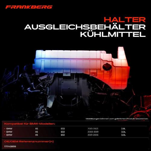 1x Halter Ausgleichsbehälter-Kühlmittel für BMW X5 E53 3.0L 2000-2006 Bild 1x Halter Ausgleichsbehälter-Kühlmittel für BMW X5 E53 3.0L 2000-2006