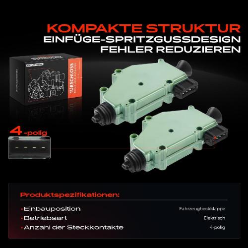 Frankberg 2x Türschloss Fahrzeugheckklappe für VW Transporter III IV T3 T4 Bild Frankberg 2x Türschloss Fahrzeugheckklappe für VW Transporter III IV T3 T4