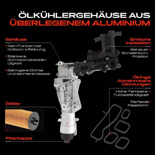1x ÖlkühlerÖlfilter für Mercedes-Benz C-Klasse T-Model W205 S205 Bild 1x ÖlkühlerÖlfilter für Mercedes-Benz C-Klasse T-Model W205 S205