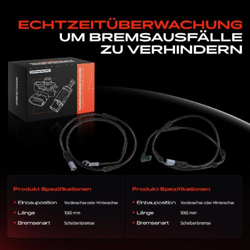 2x Warnkontakt Bremsbelagverschleiß Vorderachse links für BMW 7er F01 F02 F03 F04 3.0L 2008-2012 Bild 2x Warnkontakt Bremsbelagverschleiß Vorderachse links für BMW 7er F01 F02 F03 F04 3.0L 2008-2012