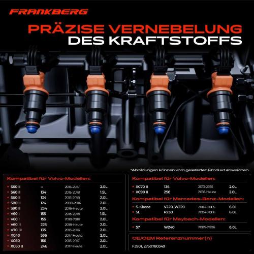 12x Einspritzventil Einspritzdüse für Mercedes-Benz W220 C215 C216 R230 6.0L Bild 12x Einspritzventil Einspritzdüse für Mercedes-Benz W220 C215 C216 R230 6.0L