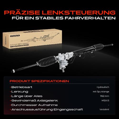 Frankberg 1x Lenkgetriebe Servolenkgetriebe für KIA Rio Schrägheck/Stufenheck DC 1.3L 1.5L 2002-2005 Bild Frankberg 1x Lenkgetriebe Servolenkgetriebe für KIA Rio Schrägheck/Stufenheck DC 1.3L 1.5L 2002-2005