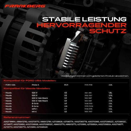 1x Lichtmaschinenregler Generatorregler für Mazda 626 IV B-Serie MPV FORD USA Probe Bild 1x Lichtmaschinenregler Generatorregler für Mazda 626 IV B-Serie MPV FORD USA Probe
