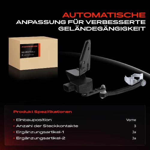 1x Höhensensor Niveauregulierung Vorne für Audi A4 8E B6 8H Seat Exeo Bild 1x Höhensensor Niveauregulierung Vorne für Audi A4 8E B6 8H Seat Exeo