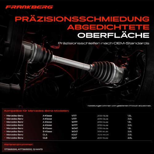 1x Antriebswelle Gelenksatz Vorderachse für Mercedes-Benz A-Klasse W177 GLA H247 GLB X247 Bild 1x Antriebswelle Gelenksatz Vorderachse für Mercedes-Benz A-Klasse W177 GLA H247 GLB X247