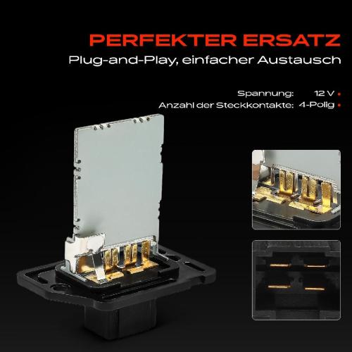 1x Widerstand Vorwiderstand Gebläsemotor für Hyundai Santa Fé 2 Sonata V i30 iX20/35 Cee'D SW Bild 1x Widerstand Vorwiderstand Gebläsemotor für Hyundai Santa Fé 2 Sonata V i30 iX20/35 Cee'D SW