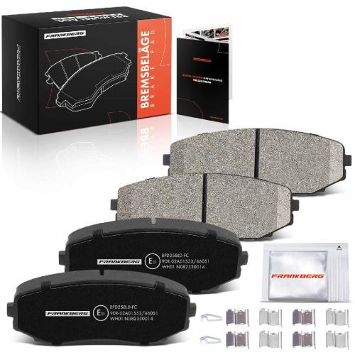 Frankberg 4x Bremsbeläge Vorderachse für Mazda CX-7 ER CX-9 TB 2.2L 2.3L 2.5L 3.5L 3.7L 2006-2016 Bild Frankberg 4x Bremsbeläge Vorderachse für Mazda CX-7 ER CX-9 TB 2.2L 2.3L 2.5L 3.5L 3.7L 2006-2016