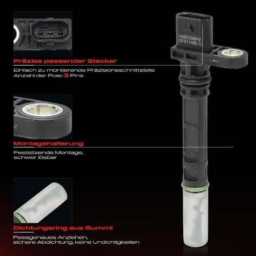 1x Kurbelwellensensor Impulsgeber für VW Touareg Bentley Audi A4 A8 Q5 Q7 Porsche Bild 1x Kurbelwellensensor Impulsgeber für VW Touareg Bentley Audi A4 A8 Q5 Q7 Porsche