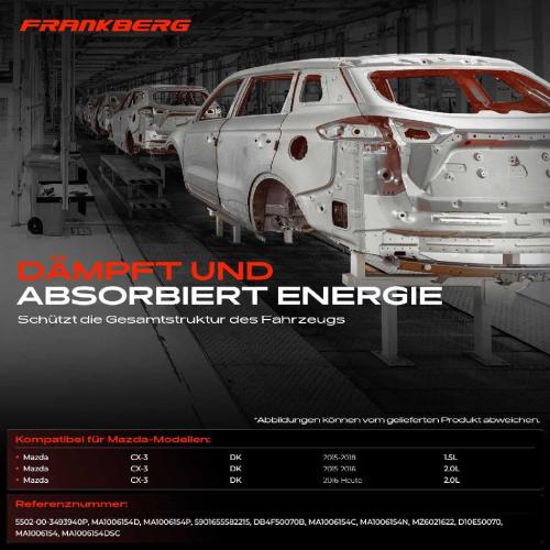 1x Stossfänger Stoßstangenträger für Mazda CX-3 DK 1.5L Bj ab 2015 Bild 1x Stossfänger Stoßstangenträger für Mazda CX-3 DK 1.5L Bj ab 2015