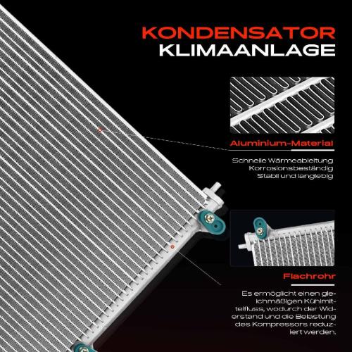 Frankberg 1x Kondensator Klimaanlage für Toyota Auris ADE15 E18 Avensis T27 Bild Frankberg 1x Kondensator Klimaanlage für Toyota Auris ADE15 E18 Avensis T27