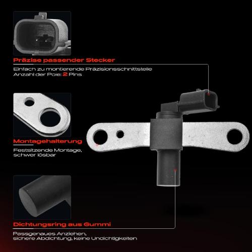 1x Kurbelwellensensor Impulsgeber für Dacia Duster Logan Sandero Renault Fluence Megane III 1.6L Bild 1x Kurbelwellensensor Impulsgeber für Dacia Duster Logan Sandero Renault Fluence Megane III 1.6L