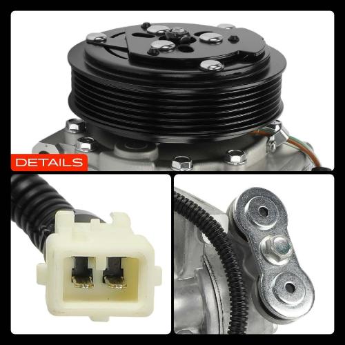 1x Klimakompressor für Citroën Xsara N1 N2 N0 N68 Peugeot 206 CC SW 2D Bild 1x Klimakompressor für Citroën Xsara N1 N2 N0 N68 Peugeot 206 CC SW 2D