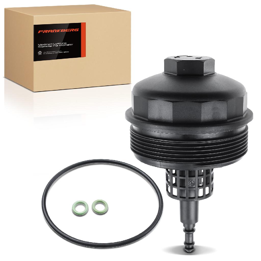 Frankberg 1x Ölfiltergehäuse Deckel für BMW E46 E36 E38 E39 E60 E61 E65-E67 X3 Z4