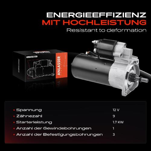 1x Anlasser Starter für VW Polo Passat Stufenheck Variant LT 28-46 II Kasten Pritsche/Fahrgestell Audi Bild 1x Anlasser Starter für VW Polo Passat Stufenheck Variant LT 28-46 II Kasten Pritsche/Fahrgestell Audi