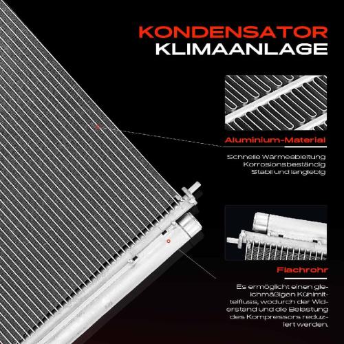Frankberg 1x Kondensator Klimaanlage für KIA Rio II Stufenheck JB 1.5L 2005-2011 Bild Frankberg 1x Kondensator Klimaanlage für KIA Rio II Stufenheck JB 1.5L 2005-2011