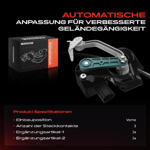 1x Höhensensor Niveauregulierung Hinten Rechts für Audi A6 4F Avant Allroad S6 Quattro Bild 1x Höhensensor Niveauregulierung Hinten Rechts für Audi A6 4F Avant Allroad S6 Quattro