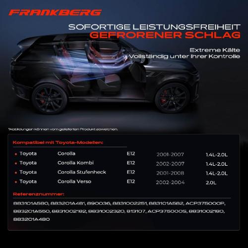 1x Klimakompressor für Toyota Corolla E12 1.4L 1.6L 1.8L 2.0L 2001-2008 Bild 1x Klimakompressor für Toyota Corolla E12 1.4L 1.6L 1.8L 2.0L 2001-2008