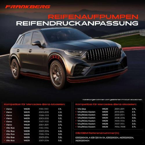 1x Luftfederung Kompressor für Mercedes-Benz Viano Vito Bus Kasten W639 Bild 1x Luftfederung Kompressor für Mercedes-Benz Viano Vito Bus Kasten W639