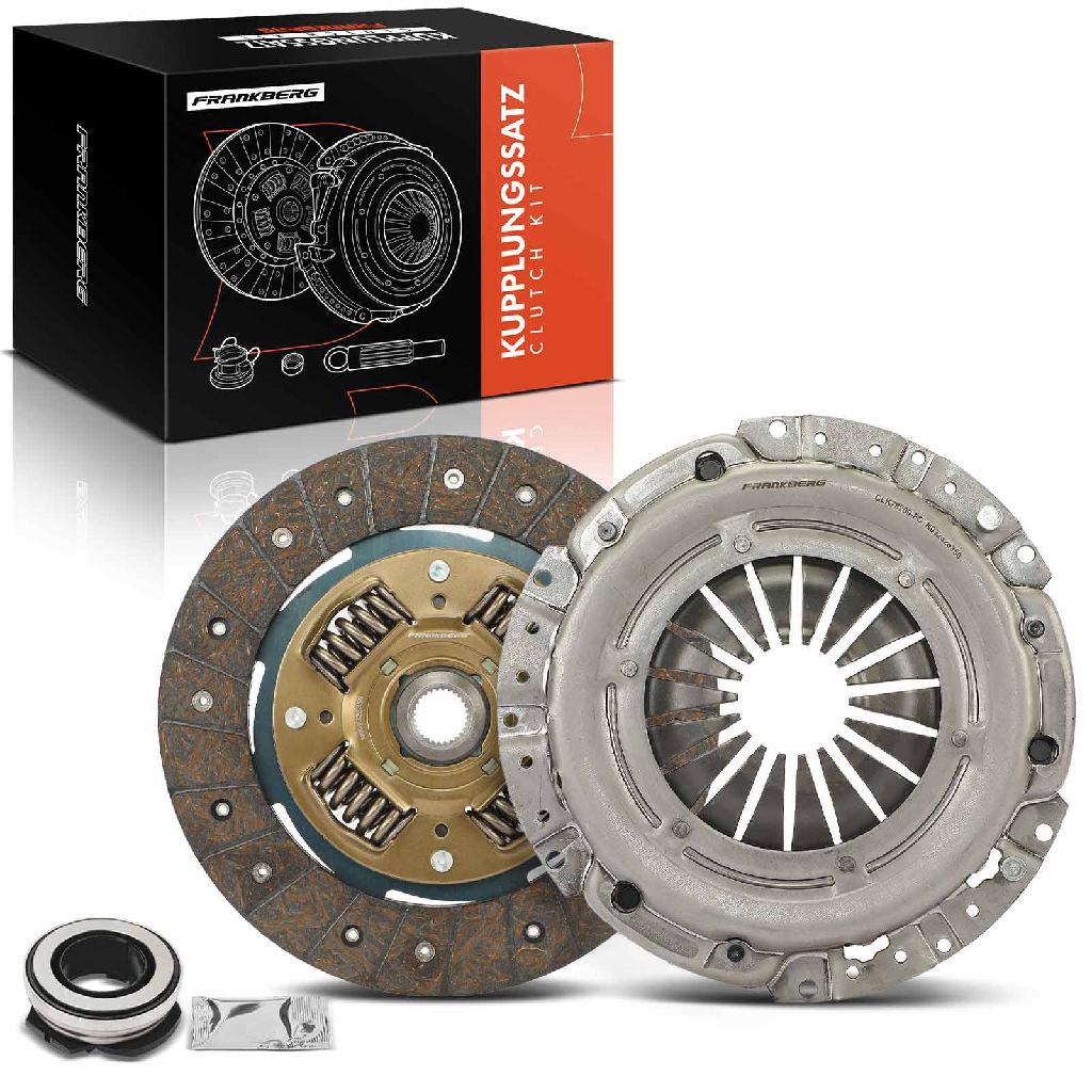 Frankberg 1x Kupplungssatz für VW Polo Van Seat Ibiza IV Sportcoupe ST Skoda Fabia II Combi Roomster Praktik 1.2L