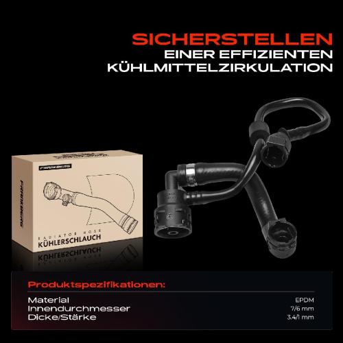 1x Kühlerschlauch Kühlwasserschlauch für Mercedes-Benz C-Klasse W205 T-Model CLS E-Klasse W212 Bild 1x Kühlerschlauch Kühlwasserschlauch für Mercedes-Benz C-Klasse W205 T-Model CLS E-Klasse W212
