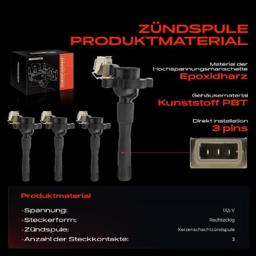 Frankberg 4x Z ndmodul Z ndspule f r BMW 3er Cabriolet Compact Coupe Touring E36 E46 5er E39 E38 E31 E53 E52 Bild Frankberg 4x Z ndmodul Z ndspule f r BMW 3er Cabriolet Compact Coupe Touring E36 E46 5er E39 E38 E31 E53 E52