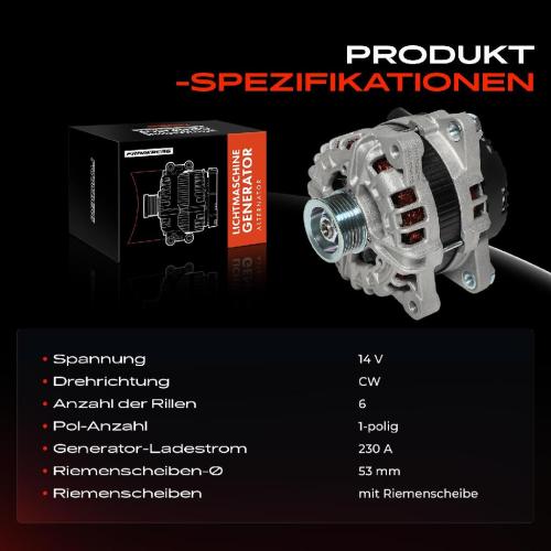 1x Lichtmaschine Generator für Land Rover Defender Station Wagon Discovery Bild 1x Lichtmaschine Generator für Land Rover Defender Station Wagon Discovery