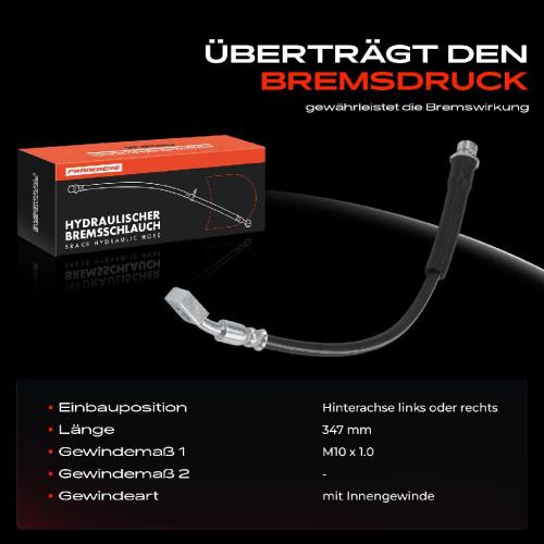 1x Bremsschlauch Bremsschläuche Hinterachse Links oder Rechts für Land Rover Discovery III L319 IV LA Bild 1x Bremsschlauch Bremsschläuche Hinterachse Links oder Rechts für Land Rover Discovery III L319 IV LA