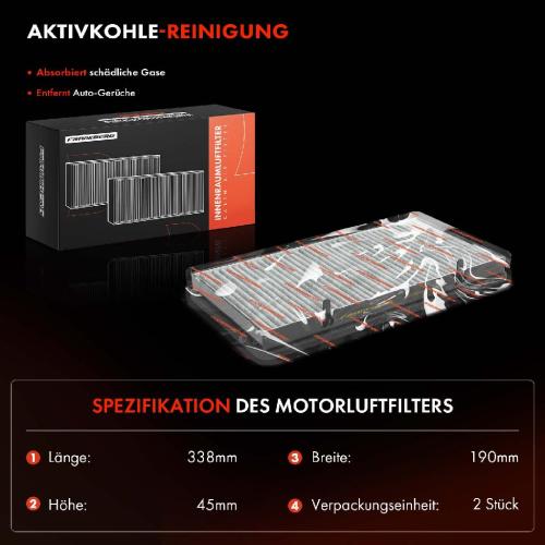 2x Innenraumfilter Aktivkohle für Nissan Primastar Opel Vivaro A Renault Bild 2x Innenraumfilter Aktivkohle für Nissan Primastar Opel Vivaro A Renault