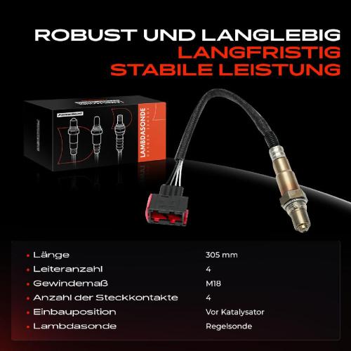 1x Lambdasonde Regelsonde Vor Katalysator für Porsche Boxster 986 2.7L 3.2L 2003-2004 Bild 1x Lambdasonde Regelsonde Vor Katalysator für Porsche Boxster 986 2.7L 3.2L 2003-2004