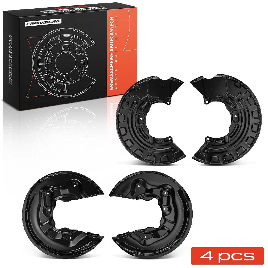 4x Ankerblech Bremsscheibe Vorne und Hinten für VW Passat 3C2 357 3C5 2005-2011