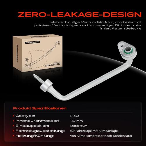 1x Hochdruckleitung Klimaanlage für Ford Focus DA DP HCP Focus C-Max DM2 Bild 1x Hochdruckleitung Klimaanlage für Ford Focus DA DP HCP Focus C-Max DM2