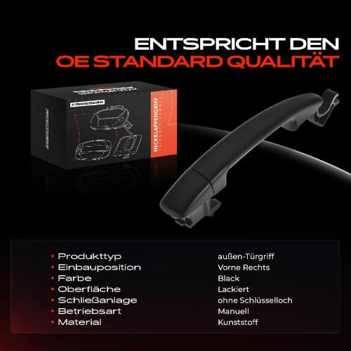 1x Türgriff Vorne Rechts außen für Citroën C5 III Break 1.6L 1.8L 2.0L 2.2L 2.7L 3.0L 2008-2017 Bild 1x Türgriff Vorne Rechts außen für Citroën C5 III Break 1.6L 1.8L 2.0L 2.2L 2.7L 3.0L 2008-2017